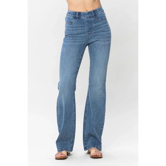 Judy Blue Denim - Judy  Blue Pull On Bootcut Jean, 88520, Light Wash, Size 16W
